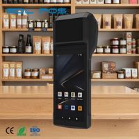 Terminal Móvil con Puerto USB-C, Compatible con OTG, Escaneo de Códigos de Barras 2D, Pantalla HD Clara para Punto de Venta en Supermercados, SDLPOS