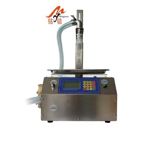 Semi-Automatic Gear Pump Jar Filler Machine for Peanut Butter Viscous Liquid Yogurt liquid Honey Tomato Paste Sauce filling