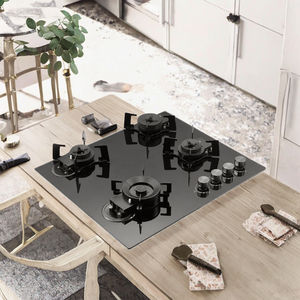 4 Ingebouwde Glazen Gaskookplaat Klasse Energiezuinig Keukenapparaat Voor Thuis Hotel Gebruik Draagbare Installatie Batterij Elektrische - Product Image 2