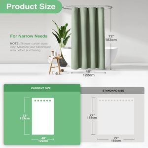 <span class=keywords><strong>Rideau</strong></span> <span class=keywords><strong>de</strong></span> <span class=keywords><strong>douche</strong></span> moderne en polyester à double couche imperméable à grande boucle, design gaufré, résistant à la moisissure, pour salle <span class=keywords><strong>de</strong></span> bain - Product Image 3