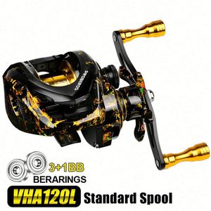 Carrete de Pesca de Arrastre de Alta Velocidad con Potencia de Arrastre Máxima de 8 kg, Relación de Engranajes 7.2:1, para Agua Salada y Agua Dulce - Product Image 4