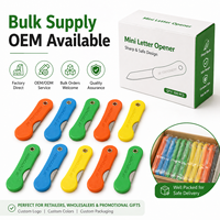 Couteau en plastique coloré pour étudiant, stylo utilitaire Portable, Mini taille-crayon pliant, boîte ouverte Express, couteau à découper le papier