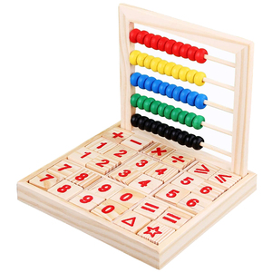 Bébé apprentissage précoce Montessori jouets éducatifs en bois apprendre les mathématiques comptage jouet <span class=keywords><strong>boulier</strong></span> en bois blocs de mathématiques <span class=keywords><strong>jeu</strong></span> d'apprentissage - Product Image 3