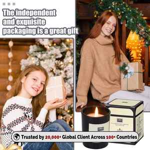Promotional Christmas Scented <b>Candles</b> Gift <b>Set</b> Home Decoration Scented <b>Candle</b> Wholesale Soy Wax Scented <b>Candles</b> with logo - Product Image 6