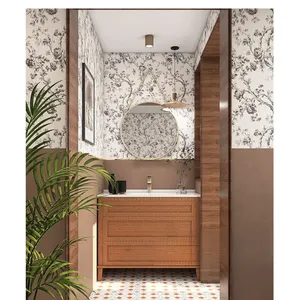 Đầy đủ sứ mềm ánh sáng phòng tắm tường gạch cho ngoài trời hội trường firebrick nhiều kích cỡ Available-600x1200 400x800 300x600 - Product Image 4