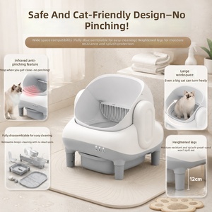 Nuova Lettiera Intelligente Completamente Automatica per Gatti, Toilette Aperta con Design Hands-Free, Meccanismo di Pulizia Elettrico, Capacità 76L, Facile da Pulire - Product Image 5