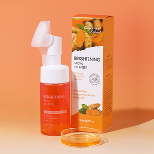 Nettoyant visage éclaircissant 120ml Mousse à l'extrait de racine de gingembre pour femmes - Product Image 1