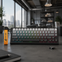 Clavier de jeu à interrupteurs magnétiques ATTACKSHARK X68 PRO pour ordinateur et ordinateur portable, style d'opération mécanique, disponible sur Aliexpress