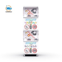 WANGERBAO Top Personalizable de dos pisos Gacha juguete cápsula máquina expendedora de juguetes con aceptador de monedas para Centro Comercial