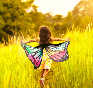 I bambini Delle Ragazze Dei Ragazzi <span class=keywords><strong>Ali</strong></span> di Farfalla <span class=keywords><strong>Ali</strong></span> di <span class=keywords><strong>Fata</strong></span> Scialle Capo Del Mantello Del Costume Accessorio - Product Image 2