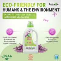 AlmaWin Custom 1 Pelembut Pakaian Eco Lavender 750ml 30 Cucian Aroma Dari Minyak Esensial Pewangi Pakaian Cair
