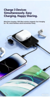 Power Bank Magnetik Kustom 10000MAH 15w Pengisi Daya Nirkabel untuk Ponsel, Earbud, dan Jam Tangan, Dilengkapi Dudukan dan Cocok untuk Perjalanan