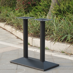 Chân bàn cà phê bằng gang đúc, chân bàn ăn bằng thép kim loại màu đen hiện đại cho nhà hàng - Product Image 2