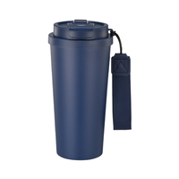 Gobelet isotherme à double paroi en acier inoxydable personnalisable avec couvercle, écologique, portable, réutilisable, pour eau, café, cadeaux