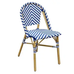 Тканые стулья для бистро во французском стиле, мебель для дома, ротанга, гостиничные стулья, обеденные стулья