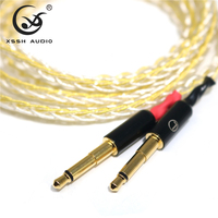 Câble audio HIFI XSSH YIVO pour casque, câble répartiteur Y 3,5 mm, rallonge 1 vers 2 mâles, câble équilibré pour écouteurs