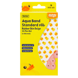 Aqua Band - Bande adhésive standard au design canard en caoutchouc, ensemble de 10 pièces pour les soins quotidiens de la peau, tous types de peau - Product Image 2