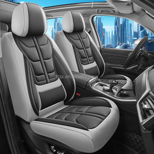 Housses de siège de voiture en cuir Nappa de qualité supérieure, ajustement universel pour Citroën <span class=keywords><strong>C3</strong></span> C4 C Elysee <span class=keywords><strong>Aircross</strong></span>, <span class=keywords><strong>accessoires</strong></span> automobiles résistants à l'usure - Product Image 1