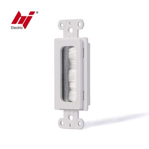 <span class=keywords><strong>Brosse</strong></span> basse tension en plastique 1 groupe Plaque murale Accès au câble Plaque murale américaine <span class=keywords><strong>Brosse</strong></span> avec listé ELT - Product Image 5