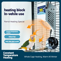Chauffe-oiseaux portable à air chaud, chauffe-cage électrique pour perroquets, pour réchauffer les poussins