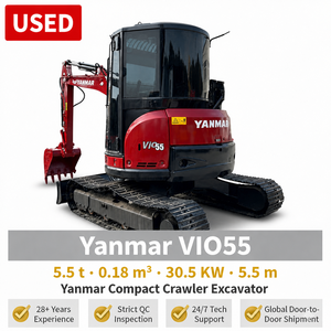 Excavadora Usada <span class=keywords><strong>de</strong></span> 5 Toneladas a Precio Económico, Vio55 <span class=keywords><strong>de</strong></span> <span class=keywords><strong>Segunda</strong></span> <span class=keywords><strong>Mano</strong></span>, <span class=keywords><strong>Mini</strong></span> Excavadora, Maquinaria para Movimiento <span class=keywords><strong>de</strong></span> Tierras - Product Image 1