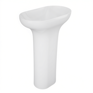 Lavabo Independiente de 39.6 cm de Ancho, 64.1 cm de Largo y 98 cm de Alto, Sin Orificio para Grifo - Product Image 3