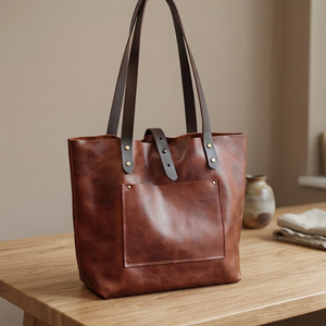 Sacs à main pour femmes en cuir de vache BS INTERNATIONAL, mode, durables, légers, fermeture à glissière, pochette imperméable, grande capacité, pour les voyages - Product Image 4