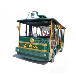 Luxury Electric Sightseeing Bus with AC System 14 Seats Tourist <b>Coach</b> for VIP Resort Service - Product Image 4