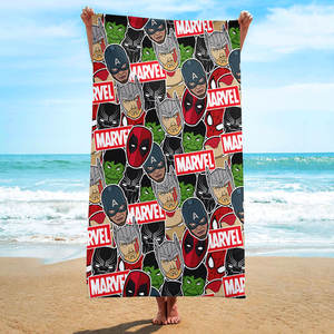 Cartoon Superhero <b>Beach</b> <b>Towel</b> Oversized Quick Dry Summer Travel Bath <b>Towels</b> Blankets Birthday Gift for Children - Product Image 5