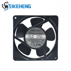 พัดลมระบายความร้อนแบบแกน 4715PS-12T-B30 ของแท้จากญี่ปุ่น ยี่ห้อ <span class=keywords><strong>Minebea</strong></span> <span class=keywords><strong>NMB</strong></span> แบบลูกปืนไฟฟ้า 115V ขนาด 120x120x38 มม. โครงพลาสติก - Product Image 1