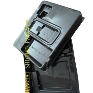 Tùy Chỉnh Trong Suốt Vòng Rõ Ràng Nhựa Vỉ Quá Trình Khay Cho Sô Cô La Hộp Với Đen PS Chèn Khay - Product Image 1