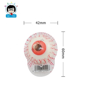 Fabriek Directe Verkoop Halloween Oog Gummy Gevulde Perzik Smaak Jam Veganistische Gummy Vitamine 4d Gummy