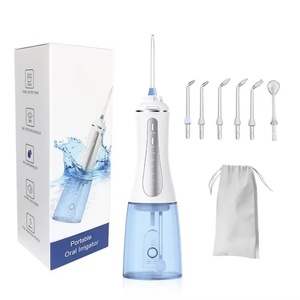 Hydropulseur dentaire portable sans fil en ABS+PC, étanche IPX7, 5 modes, pression 30-120 psi, 1,4 W, autonomie 2 semaines - Product Image 1