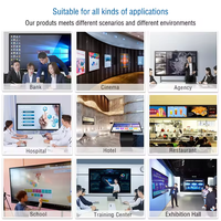 Écran interactif de 43 pouces, moniteur tactile infrarouge intérieur, écran LCD numérique de 43 pouces, signalisation numérique et affichages, signalisation numérique murale