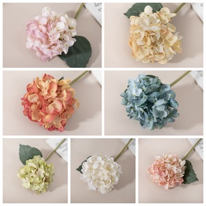 D316 luxe grande tête unique fleurs artificielles hortensia corolla hortensia têtes de fleurs bricolage maison mariage jardin décoration - Product Image 3