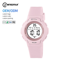 Montre de sport numérique pour étudiants MINGRUI, montre de sport numérique LED pour enfants, étanche 30M, batterie CR2032 2 ans, mouvement M1 UM, ODM