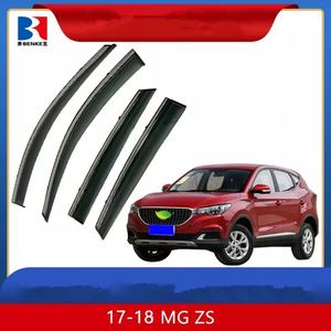 Pare-soleil de luxe BENKE pour vitres de voiture MG ZS 2017-2018 en PC + acier inoxydable, installation facile avec ruban adhésif 3M - Product Image 2