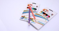 Ensemble de crayons de couleur de haute qualité personnalisable, 12 couleurs, pour enfants, promotion cadeau