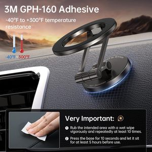 Soporte Magnético para Teléfono de Coche con Logotipo Personalizado OEM, Totalmente Metálico, 3 Ejes, 360° °   Rotación, Empaque Personalizado de Marca Privada para su Marca - Product Image 3