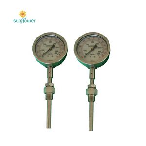 Preço barato Bimetálico Termômetro com SS 304 <span class=keywords><strong>Stem</strong></span>, Ponteiro Vermelho - Product Image 2