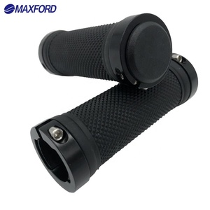 MAXFORD Fahrrad Kurz griff MTB Mountain <span class=keywords><strong>BIke</strong></span> Anti-Rutsch-Gummi griff Lenker Verriegelter Griff 95mm Fahrrad hülse Teile Zubehör - Product Image 3