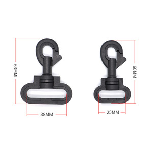 Plastic Rotating Hook For Backpack Shoulder <b>Straps</b> And Bags With <b>Webbing</b> 25Mm 38Mm - Product Image 3