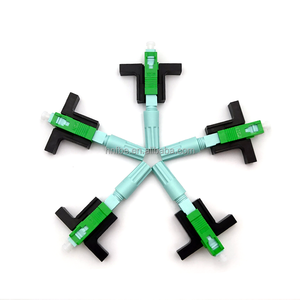 SC/APC konektor cepat serat optik untuk telekomunikasi panjang 55mm digunakan dalam jaringan konektor SC - Product Image 4