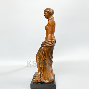 Estatua de <span class=keywords><strong>Venus</strong></span> con brazo roto, decoración de oficina de bronce grande personalizada, diosa del amor y la belleza, artesanía de Metal personalizada - Product Image 2