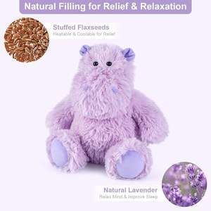 Nouveau style 2025 – Peluche lestée chauffante pour soulager l'anxiété et apaiser bébé avant le sommeil – Vente en gros sur mesure - Product Image 3