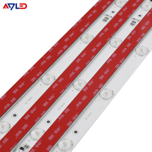 แถบแสงอย่างเหนียวแน่นสำหรับการโฆษณาแถบไฟ LED SMD3030 DC24V ความยาว360มม. สำหรับกล่องไฟ Seg 40-200มม.