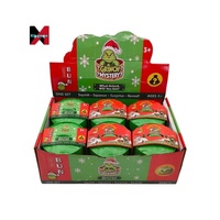 Nouveau jouet anti-stress Grinch à thème de Noël, monstre vert moelleux avec des caractéristiques lumineuses, cadeau