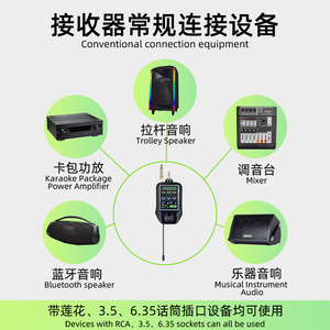 Microphone sans fil M510, microphones sans fil rechargeables, durée de 8 heures, faible latence, <span class=keywords><strong>micro</strong></span> karaoké pour chanter, fête, extérieur - Product Image 5