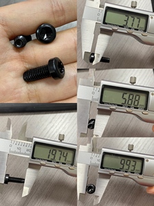 Nhà Máy Bán buôn đầu tròn tam giác chủ đề vít Oxit Đen <span class=keywords><strong>Pan</strong></span> đầu Torx ổ đĩa tam giác chủ đề sáu Thùy vít - Product Image 4