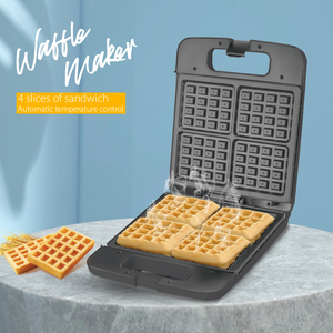 Classic 4-Slice Electric Non-Stick <strong>Belgian</strong> Bubble <strong>Waffle</strong> Maker Restaurant-Style Fluffy <strong>Waffles</strong> for Home or Hotel <strong>Mini</strong> Style - Product Image 2